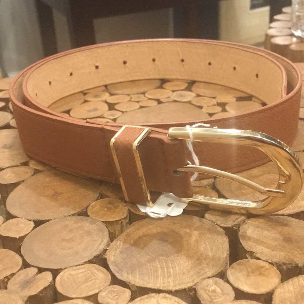 Camel colored belt